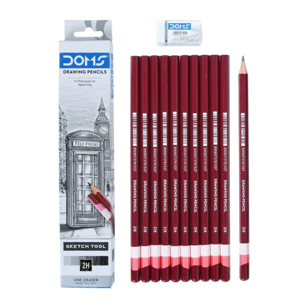 DOMS 6 Pieces Drawing Pencil Set