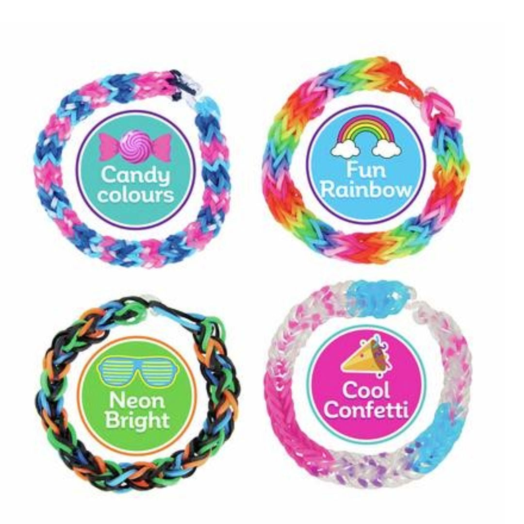 Cra-Z-Loom Shimmer N' Sparkle Rubber Band Bracelet DIY Kit, 8+ Years
