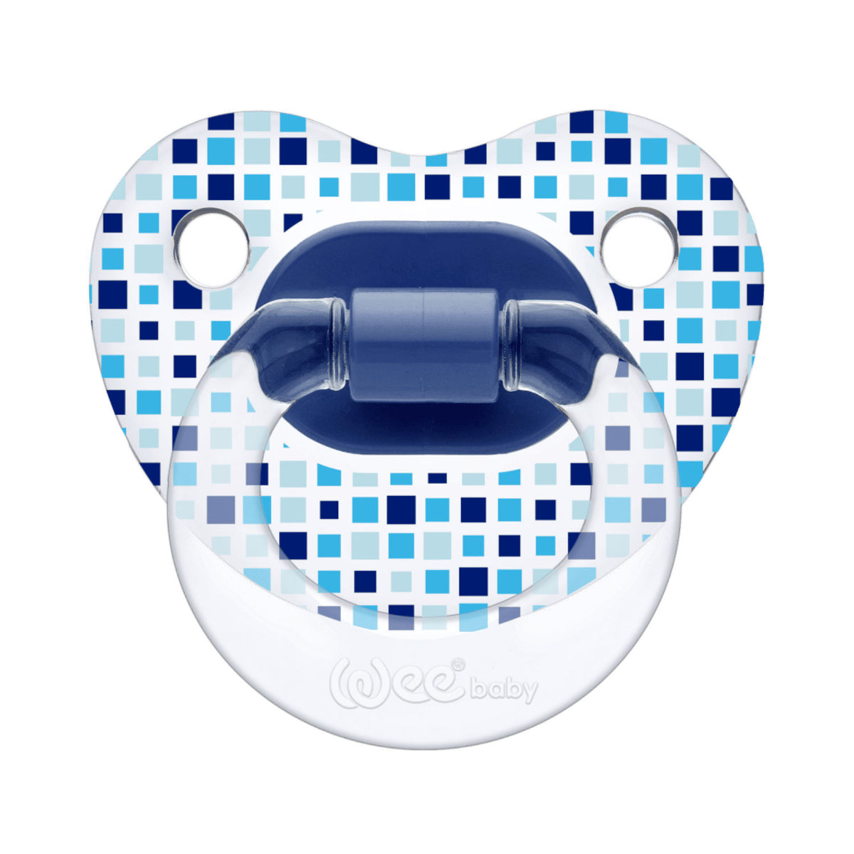 Weebaby Silicone Transparent Patterned Soother, No 3