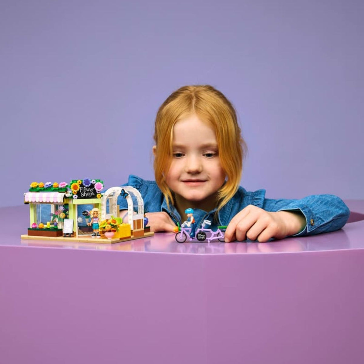 LEGO Friends 42693 Creative Flower Shop Building Toy Set, 377 Pieces for Girls Ages 6 Years and Above