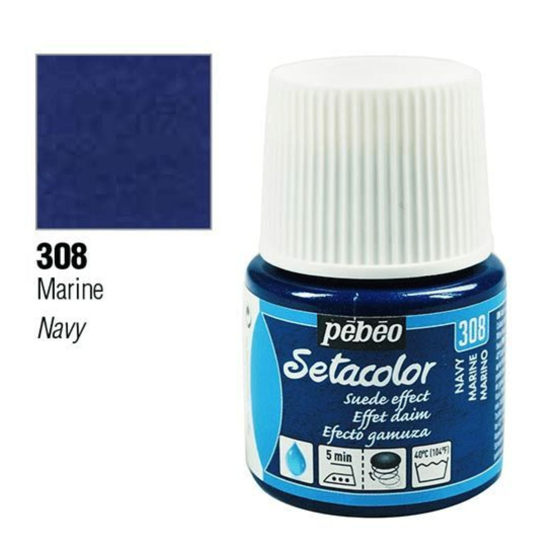 Pebeo Setacolor Opaque Suede Effect, 45 ml