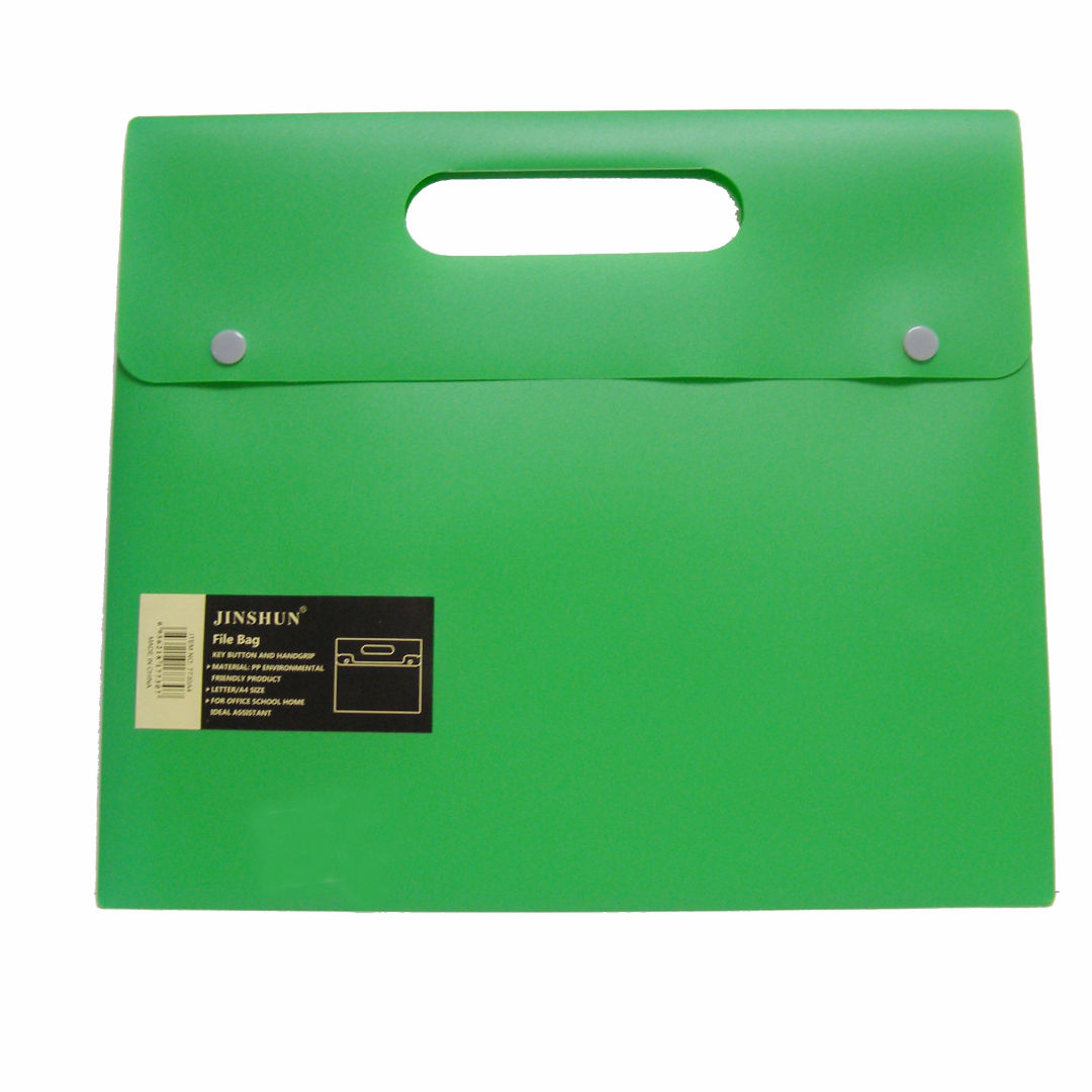RSC/JINSHUN F/S Document File Bag With Button Closure, D17-272