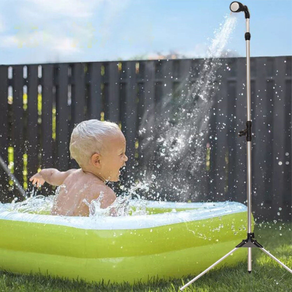 Portable Height Adjustable Garden Shower 1.6-2.15m