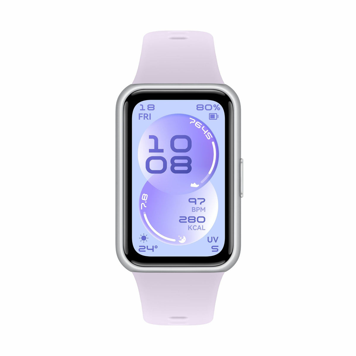 Huawei Band 11 Smart Fitness Band, Durable Polymer Case with Fluoroelastomer Strap