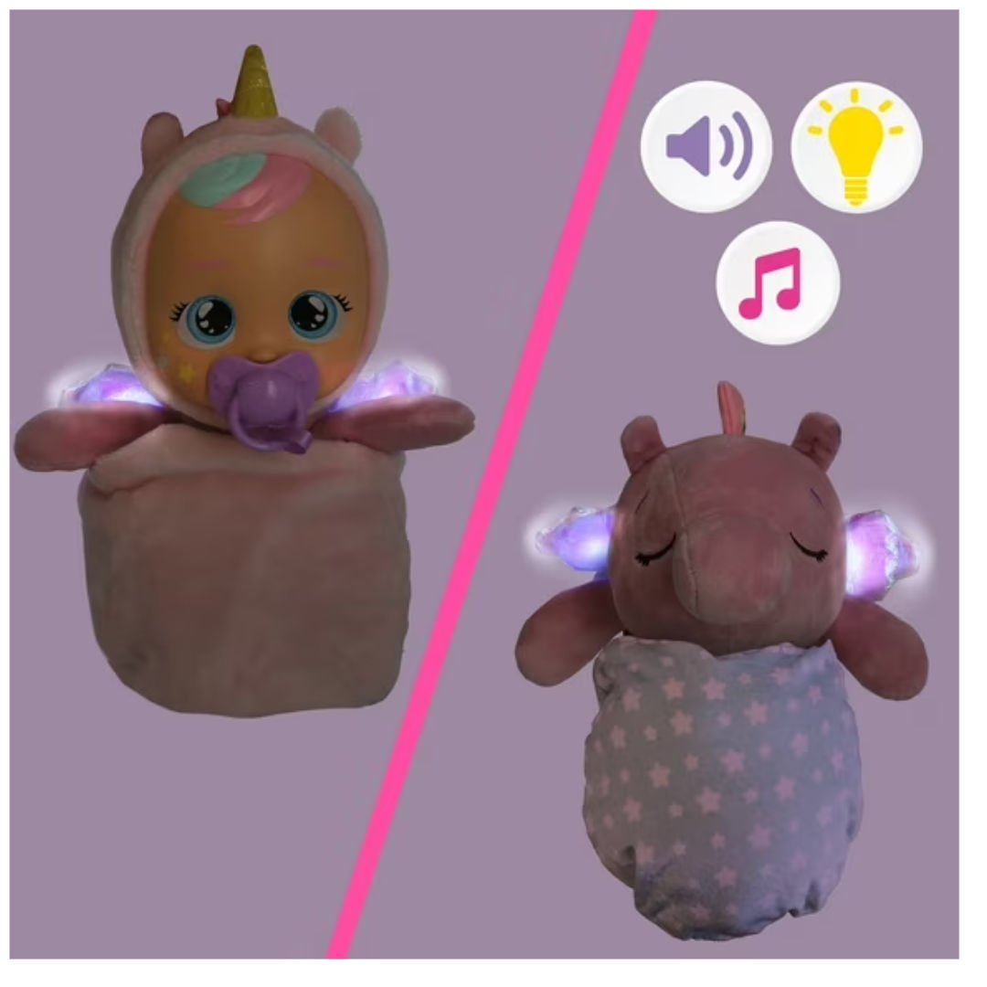 Cry Babies Goodnight Friends Luna & Poppy Interactive Doll, 30cm, 18+ Months