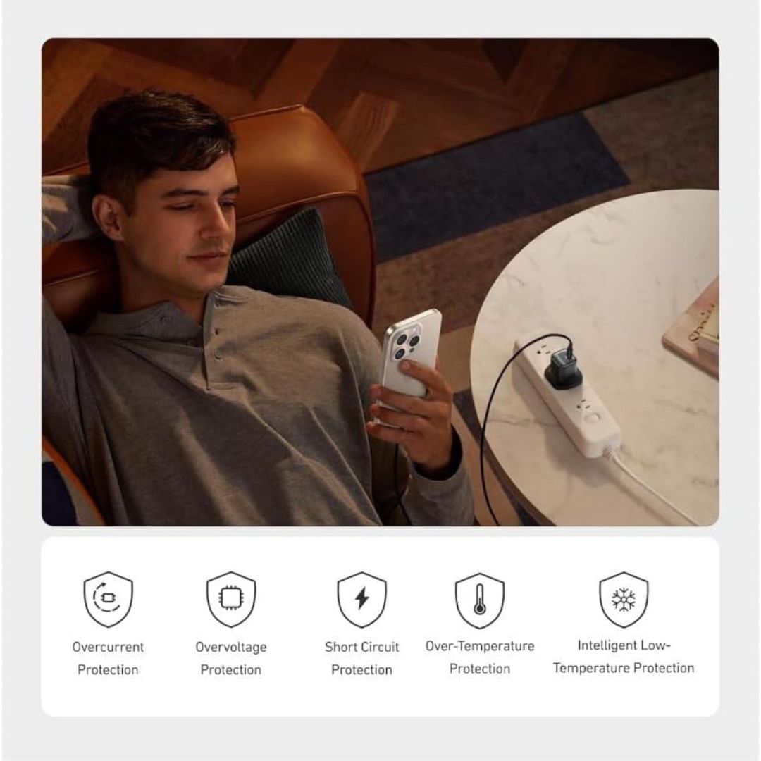 Anker Zolo 30W USB C Charger, Compact GaN USB C Charger, Enhanced Temperature Control, 3X Faster Charging, Black