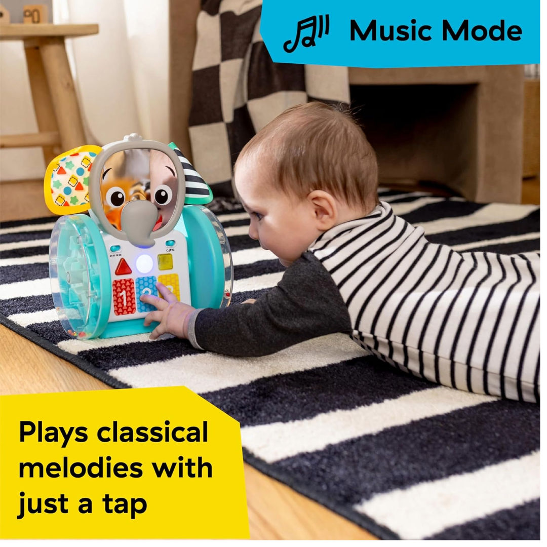 Baby Einstein Chase & Tap Earl Interactive Crawling Toy, 6 Months+