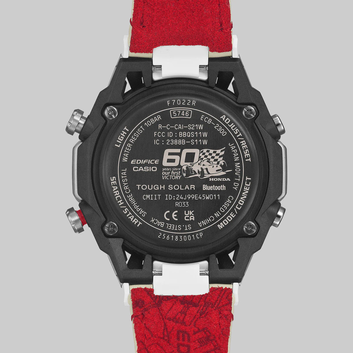 Casio EDIFICE Sospensione ECB-2300HR-1A, Honda RA272 60th Anniversary Limited Edition Bluetooth Solar Watch