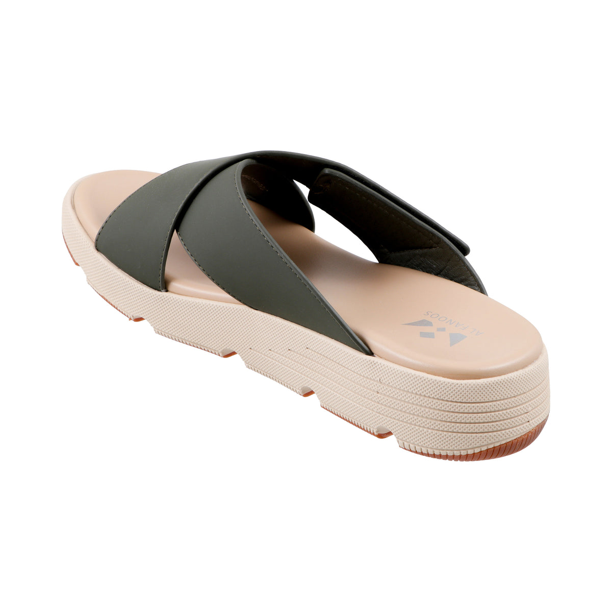 AL FANOOS Men's Medicated Sandals with Microfiber Upper, PU Foam Insole & EVA-TPR Sole