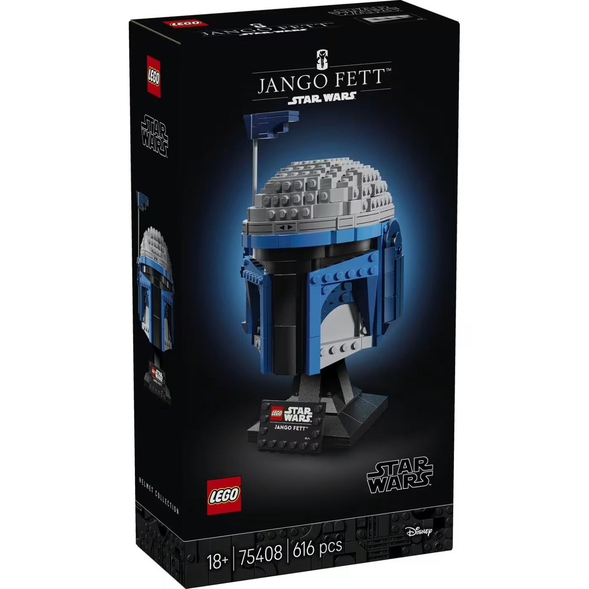 LEGO Star Wars Jango Fett Helmet Building Set for Adults 18+, 616 Pieces