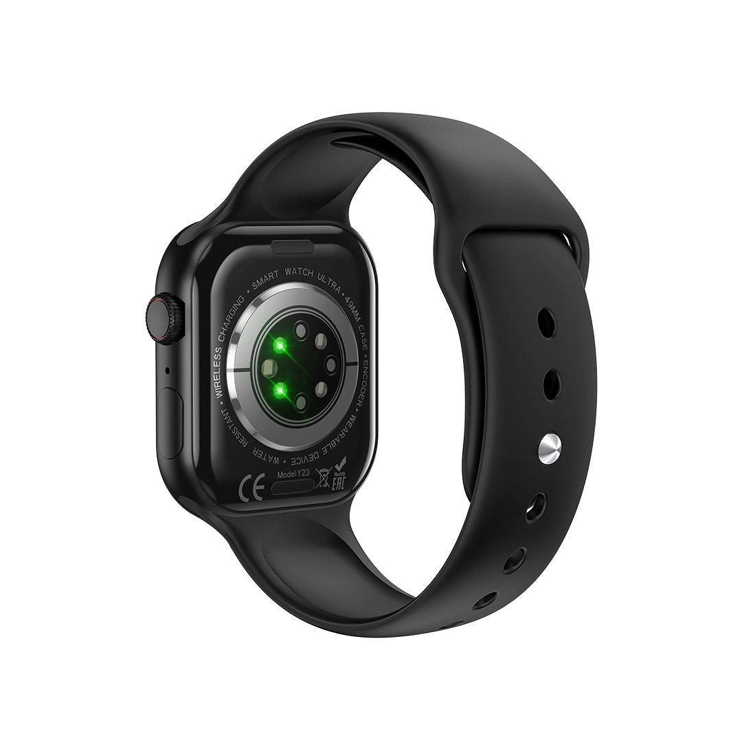 Hoco Y23 Smart Sports Watch with Call Version, 2.02-Inch Display, Black