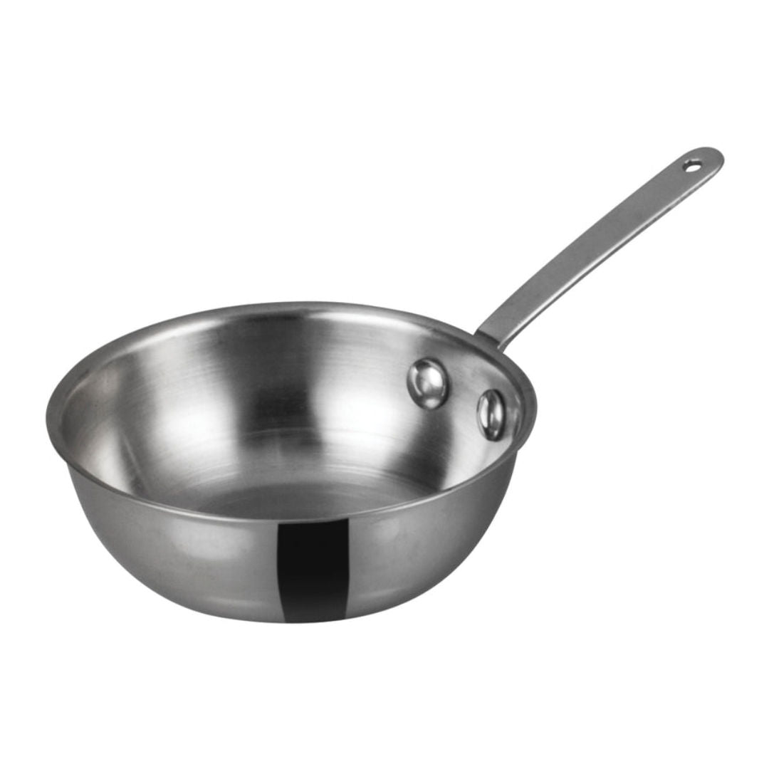 Winco Stainless Steel Mini Wok, 10cm, DCWD-102S
