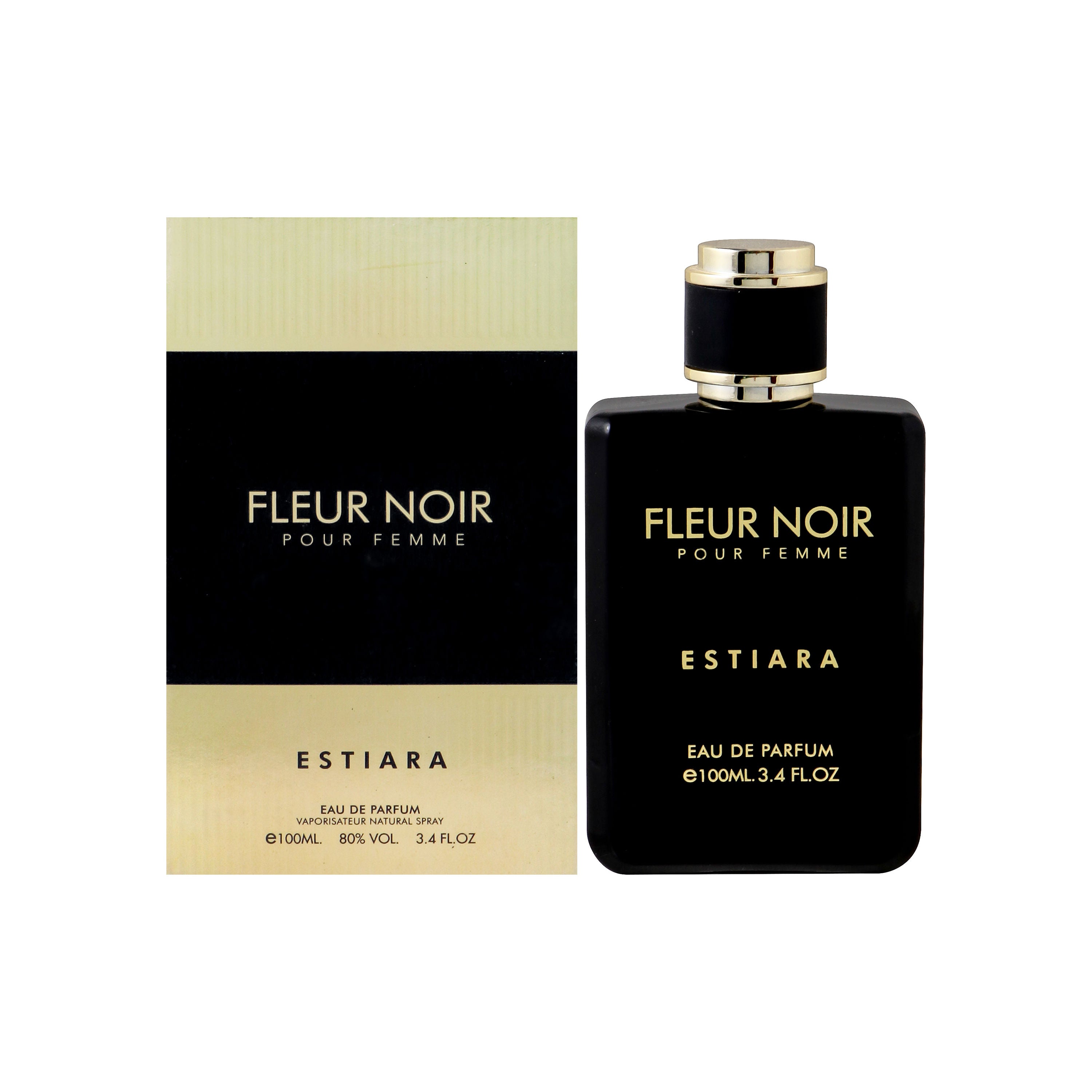 Estiara Fleur Noire Pour Femme Eau De Parfum For Women, 100ml