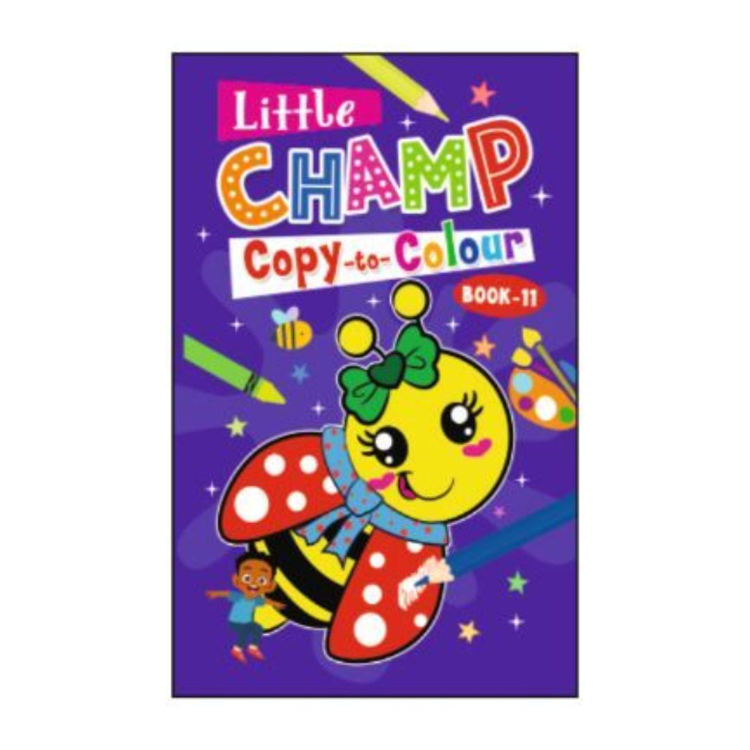 Golden Minds Little Champ Copy-to-Colour Book