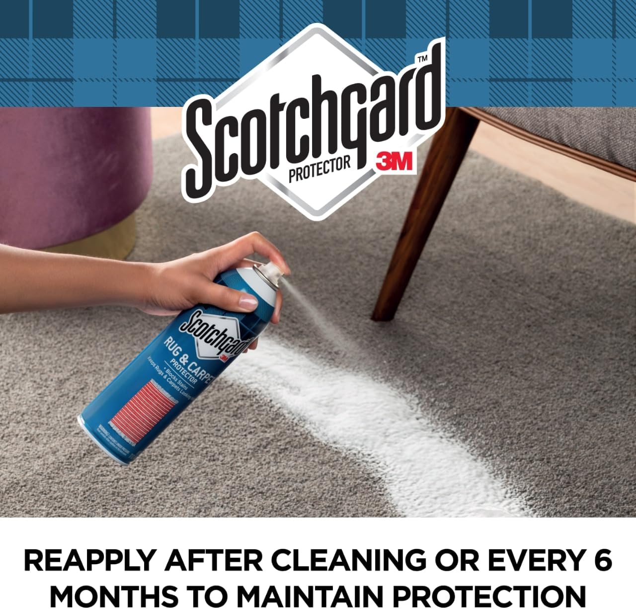 Scotchgard™ Rug & Carpet Protector 4406-14 PF, 397g, Stain & Soil Protection Spray