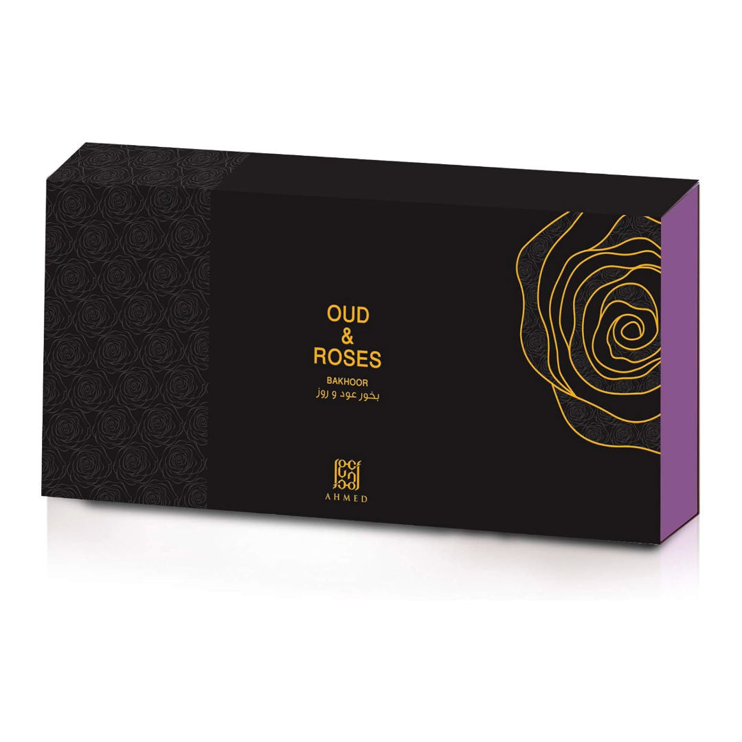 Ahmed Al Maghribi Bakhoor Oud & Roses, 10 Tablets