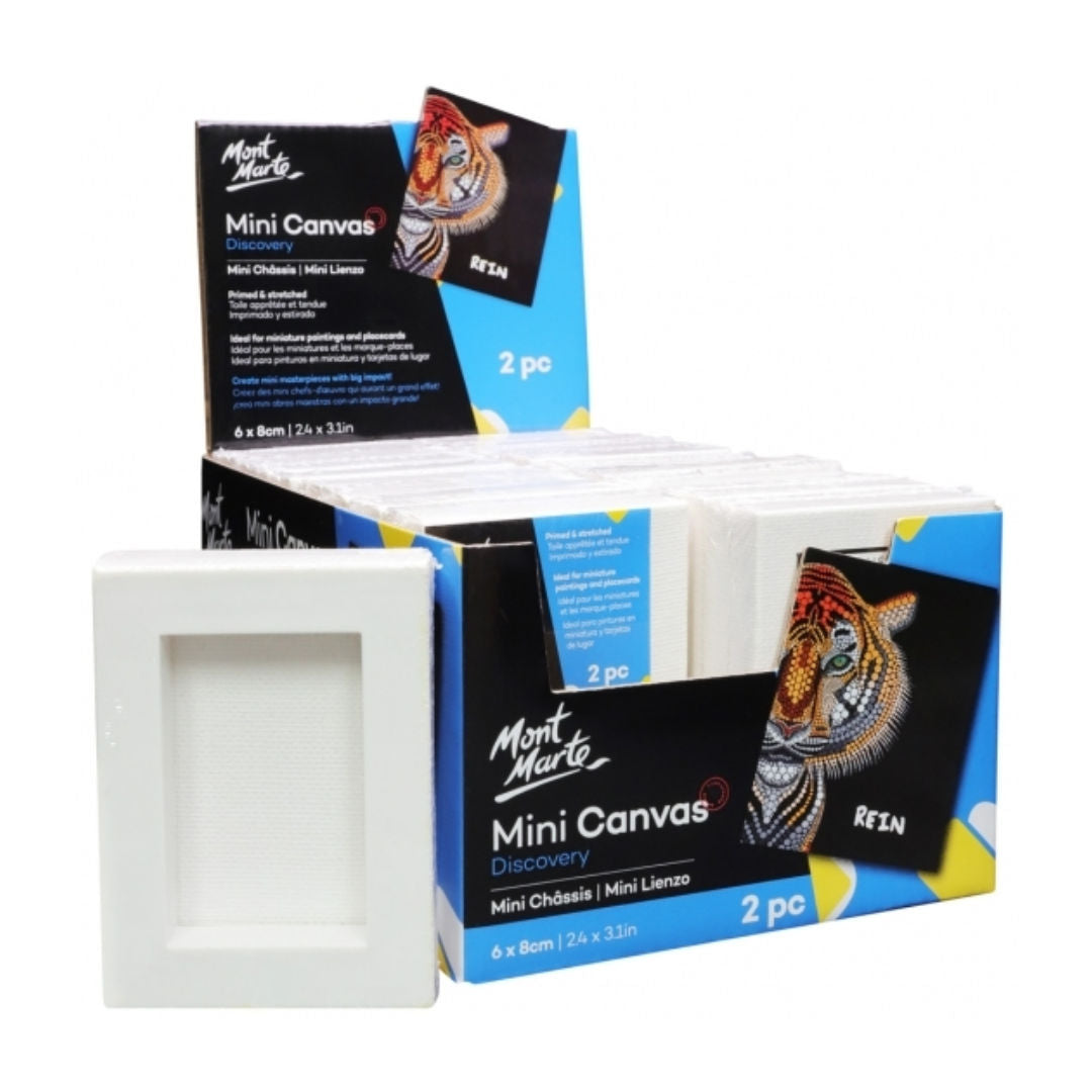 Mont Marte Mini Canvas Discovery, 2-Pieces