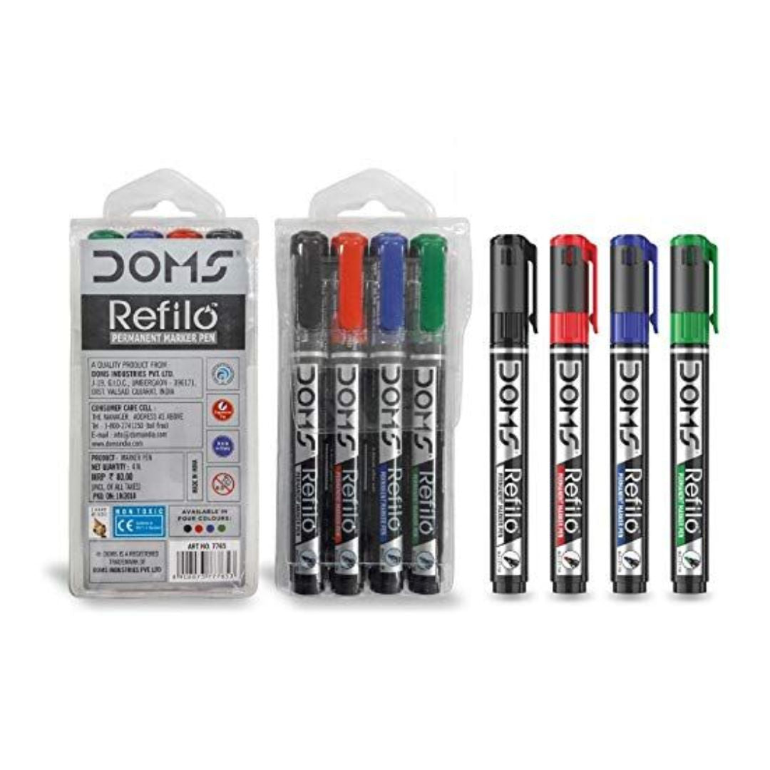 Doms 4-Pieces Refilo Marker