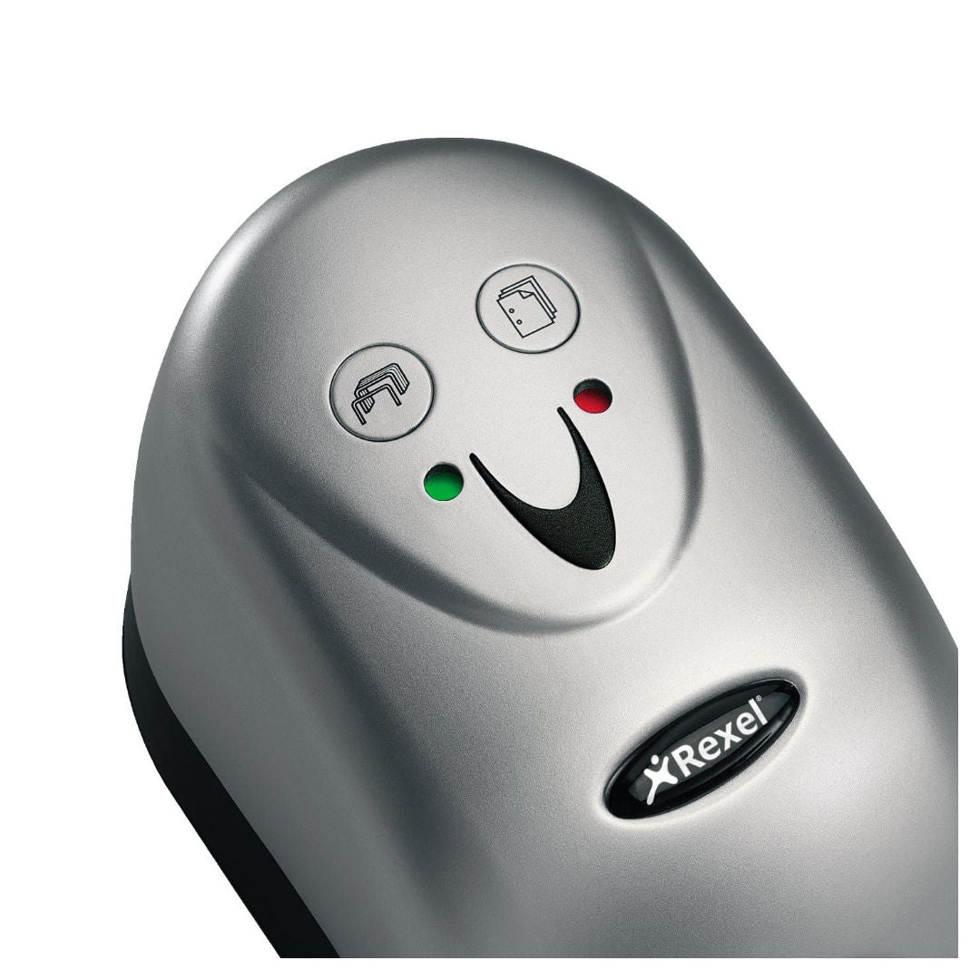 Rexel Polaris 1420, Electric Stapler & Punch, Silver/Black