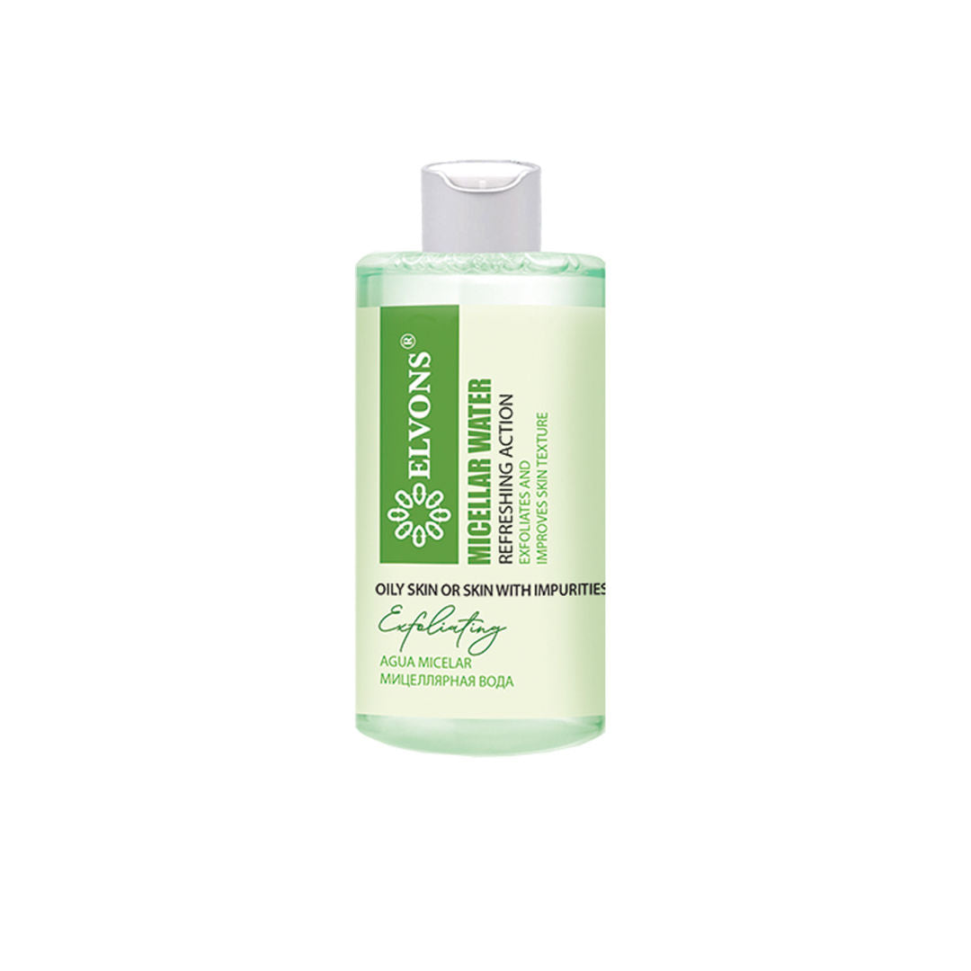 Elvons Purifying Micellar Makeup Remover Water, For Oily Skin, 200 ml