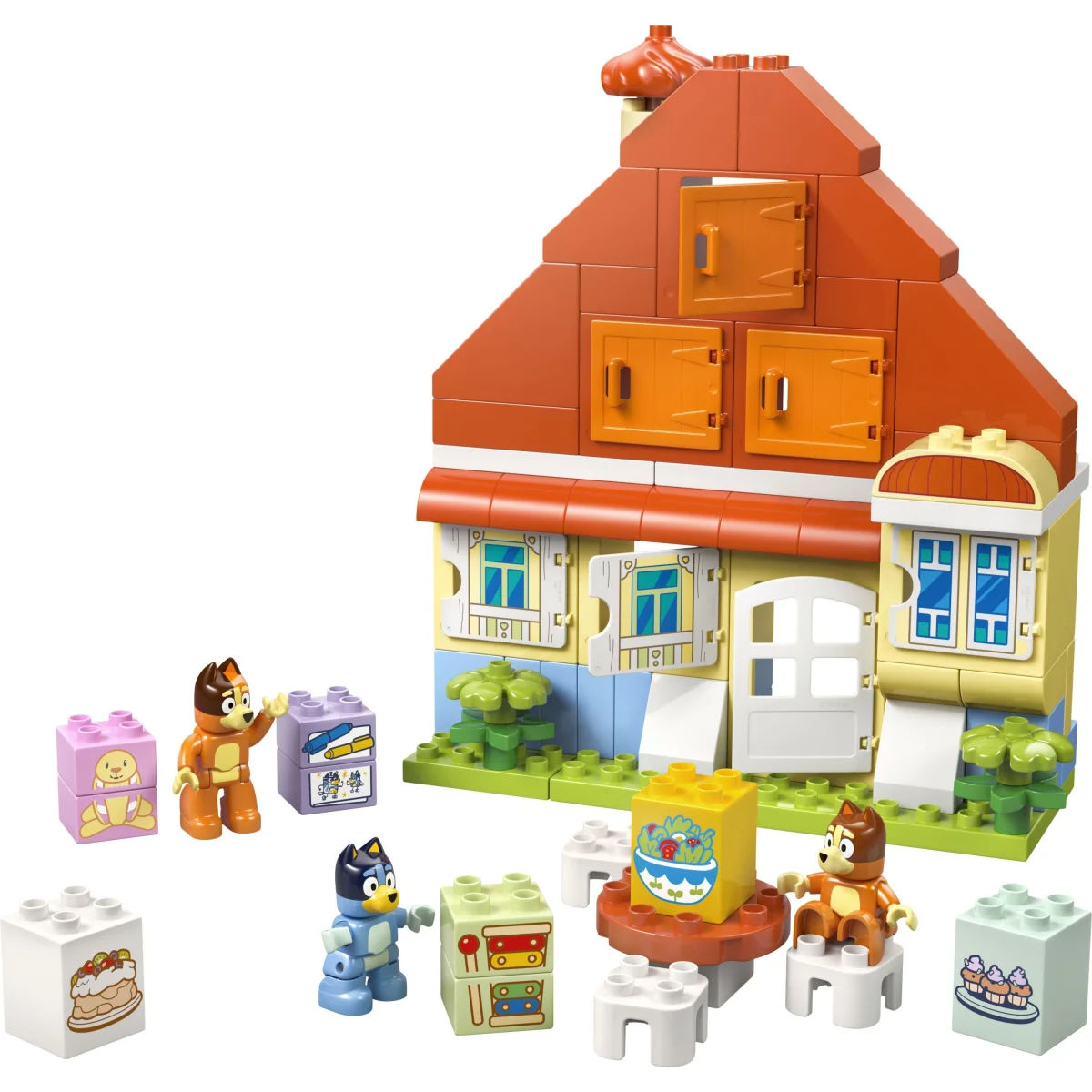 LEGO DUPLO Bluey's Family House with Memory Game Building Set for Ages 3+, 83 Pieces
