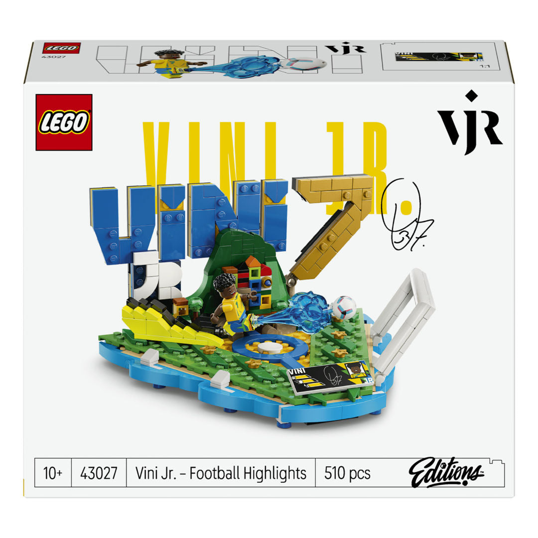 LEGO Editions Vini Jr. Soccer Highlights 43027 Building Set, 510 Pieces, For Age 10+ Years