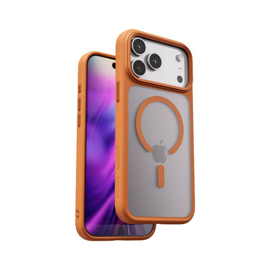 Blupebble Helion Case MagSafe For iPhone 17 Pro, Protective Cover, Orange