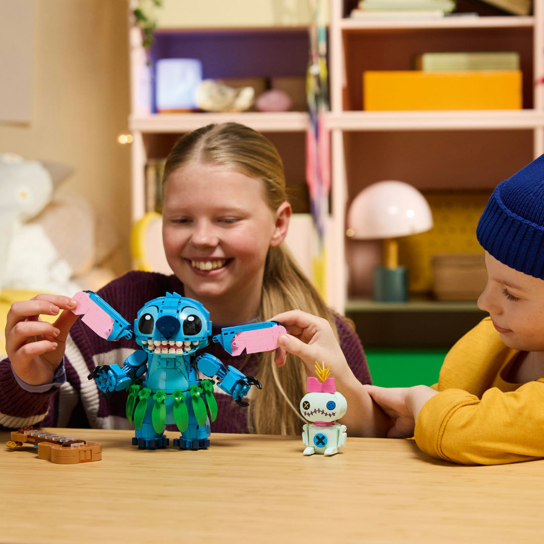 LEGO Disney Stitch and Scrump Building Set, For Age 9+ Years