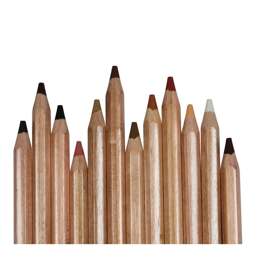 Mont Marte Skin Tints Pastel Pencils Signature, 12-Pieces, MPN0102