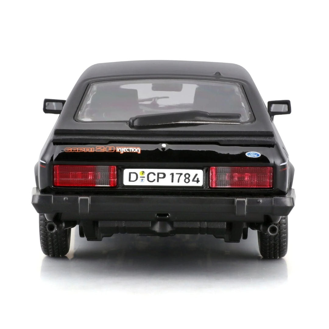 Bburago 1982 Ford Capri,  Die-Cast Car, 1:24, Black