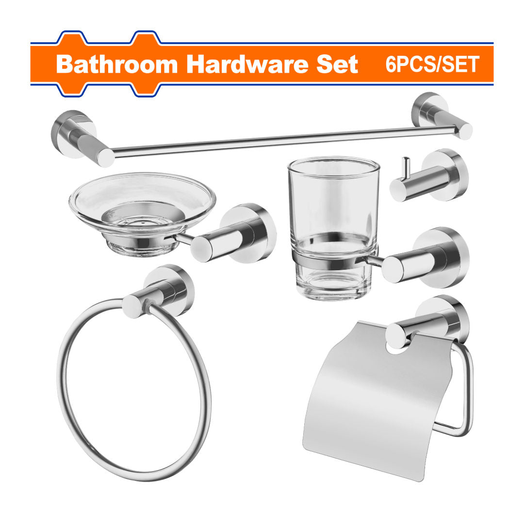 WADFOW Bathroom Accessories Set, 6 pieces