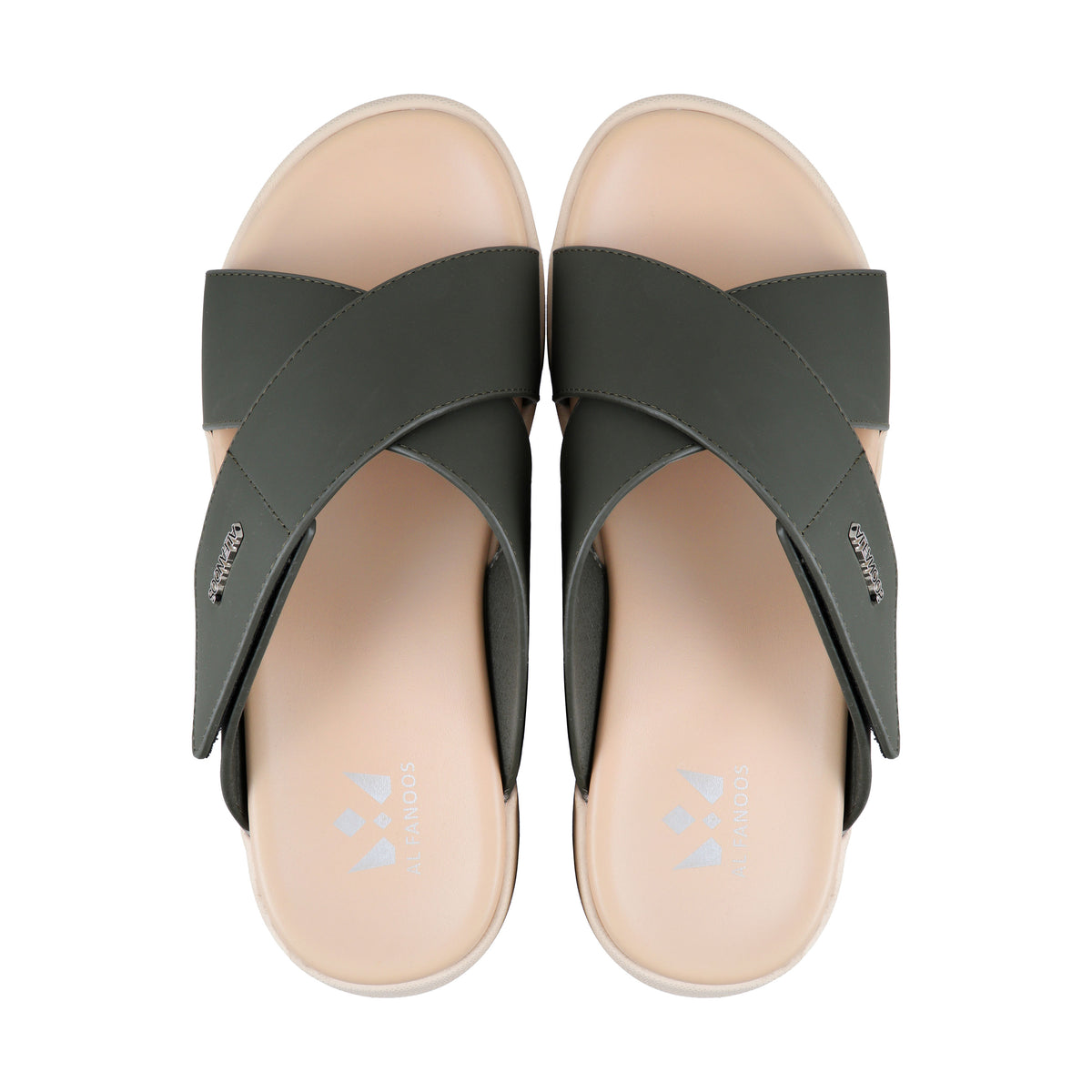AL FANOOS Men's Medicated Sandals with Microfiber Upper, PU Foam Insole & EVA-TPR Sole