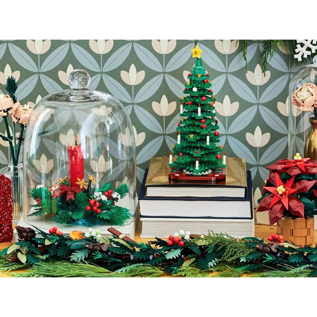 LEGO Christmas Table Decoration 40743 Building Set 433 Pieces, For Age 12+ Years