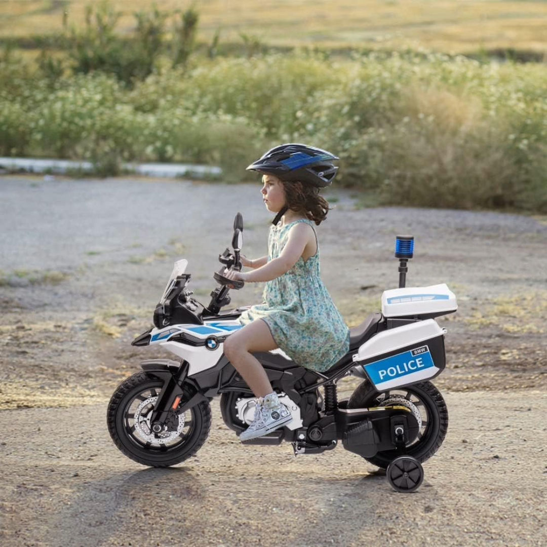 BMW Police Licensed Electric Ride-on Motorbike, 12V, 3+ years
