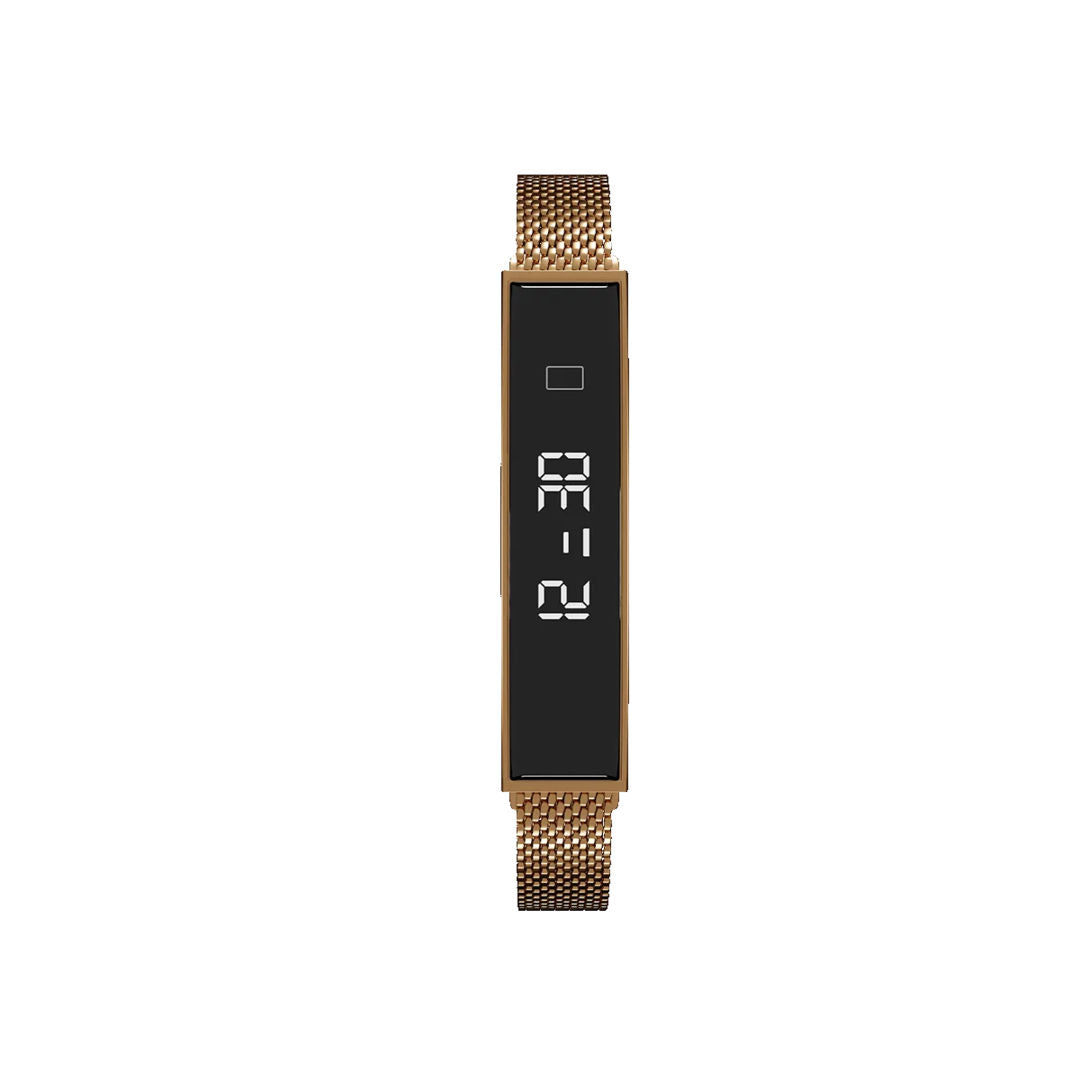 Heatz Axora HW24 Smart Bracelet Smart Watch Your Daily Health Companion, Gold