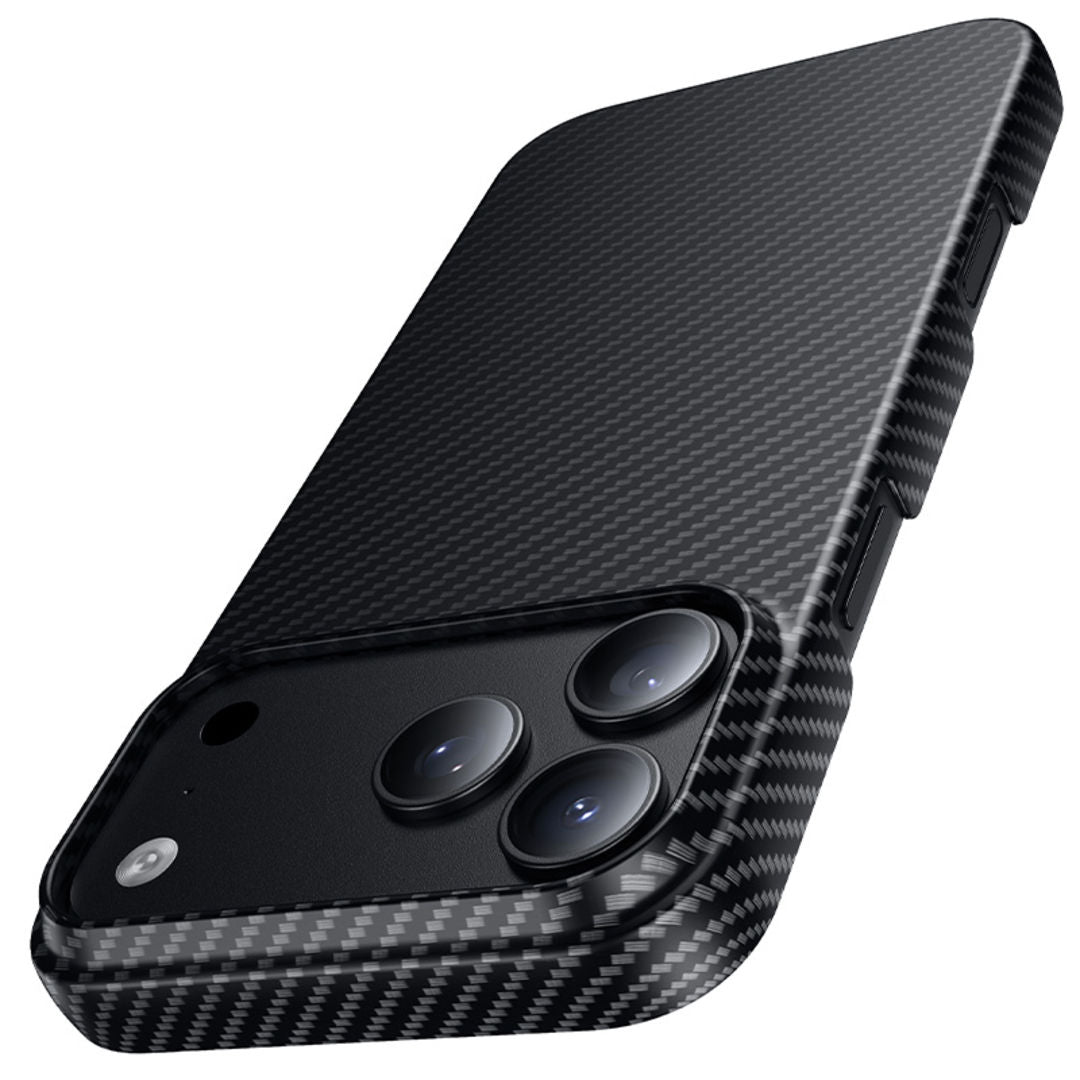 Hoco Phantom Magnetic Protective Case for iPhone 18 Pro, iPhone 17 Pro, Kevlar Texture, Ultra-Light & Ultra-Thin