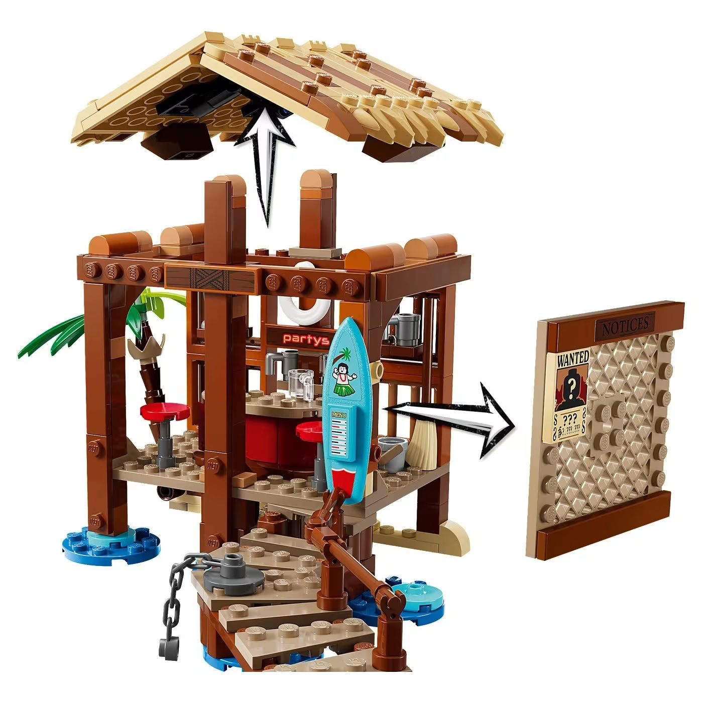 LEGO ONE PIECE Windmill Village Hut Building Set for Ages 8+, 299 Pieces