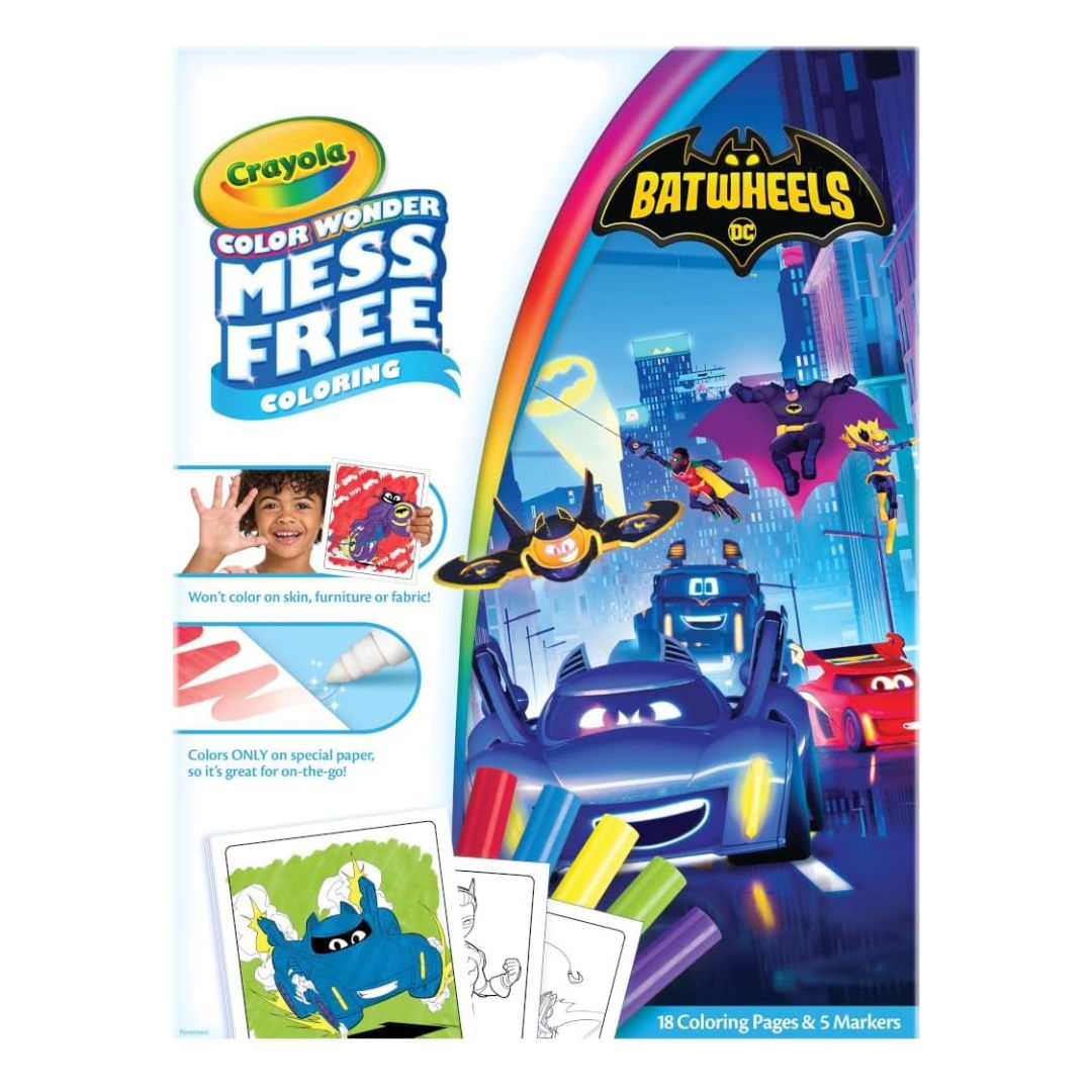Crayola DC Batwheels Color Wonder Mess Free Coloring Set