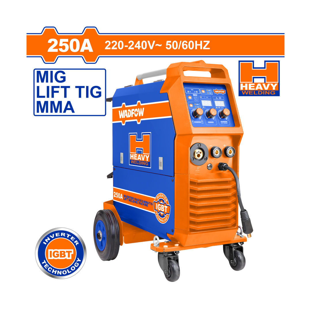 Wadfow Inverter MAG/MIG/MMA/TIG Lift Welding Machine