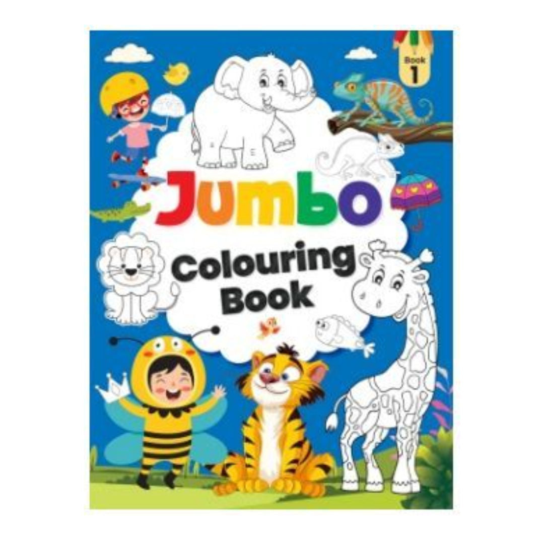 Golden Minds Jumbo Colouring Book