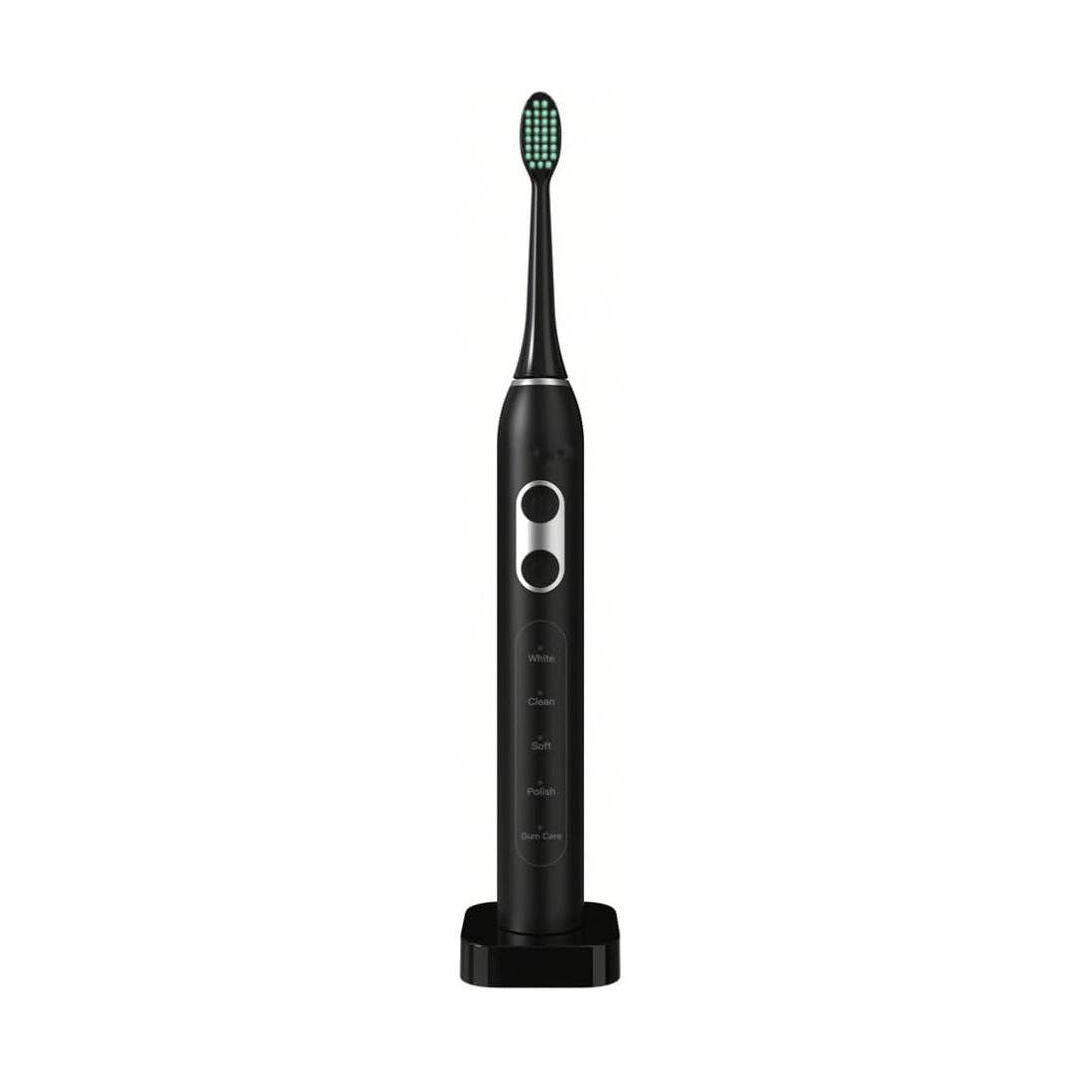 EPICARMA E7 Electric Toothbrush, Rechargeable,Travel Case, 5 Cleaning Modes, Black