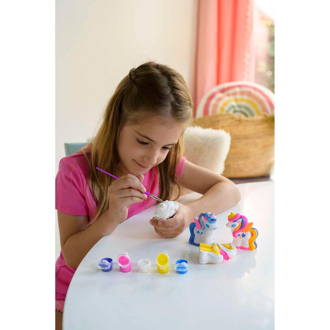 4M Mould & Paint 3D Glitter Unicorn Kit, 5+ Years
