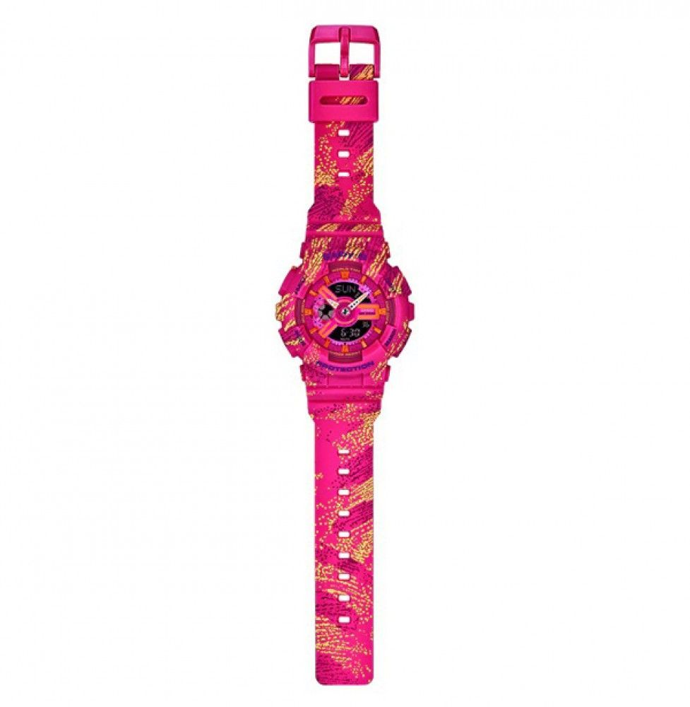 Casio Baby-G Analog-Digital Pink Dial Women's Watch, BA110TX-4A