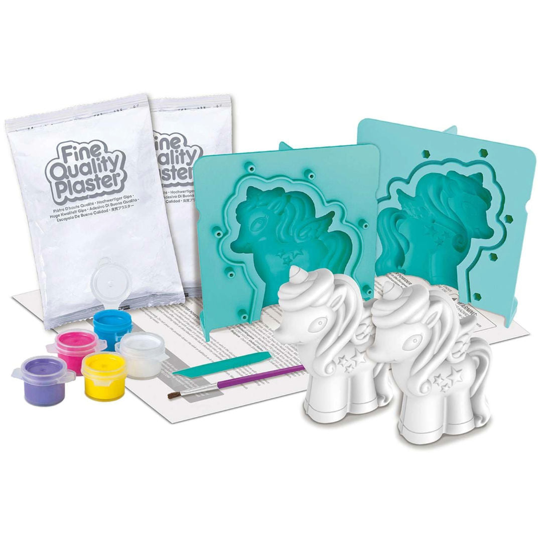 4M Mould & Paint 3D Glitter Unicorn Kit, 5+ Years