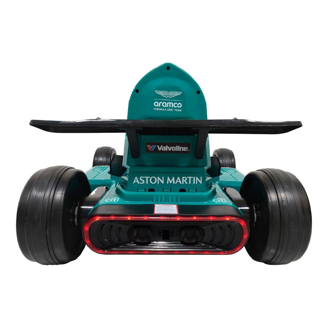 Aston Martin F1 Battery Powered Ride-On Go Kart, 12V, For Ages, 3+ Years to 8+ years