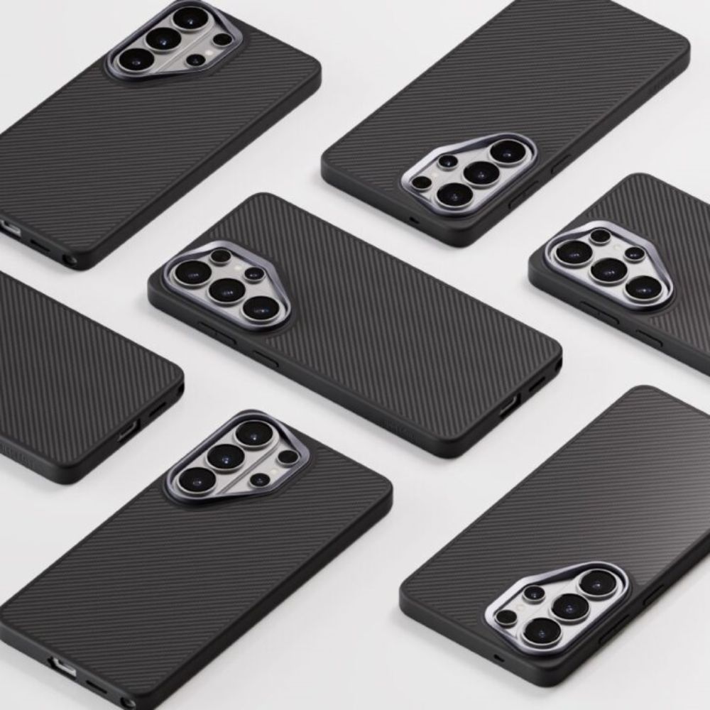 Blupebble Carbon Arma Case for Samsung S26 Ultra, Black