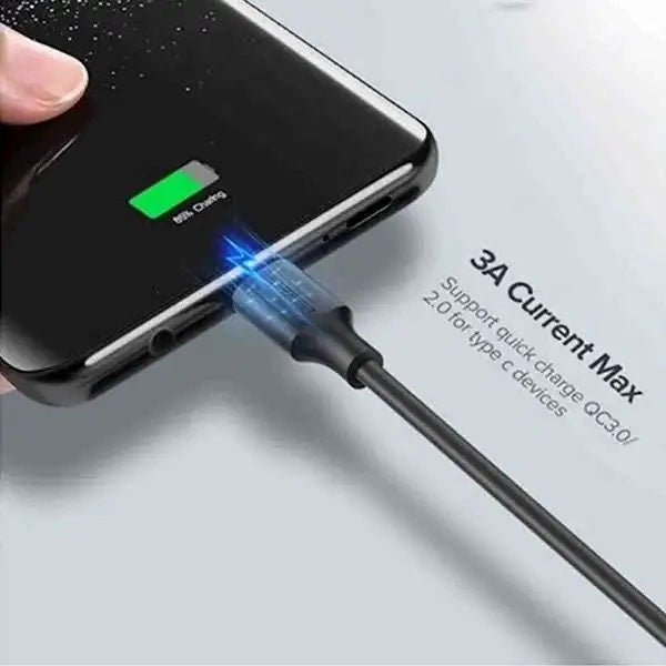 UGREEN US287 USB-A to USB-C 3A QC3.0 Fast Charging Cable, 2 Meter