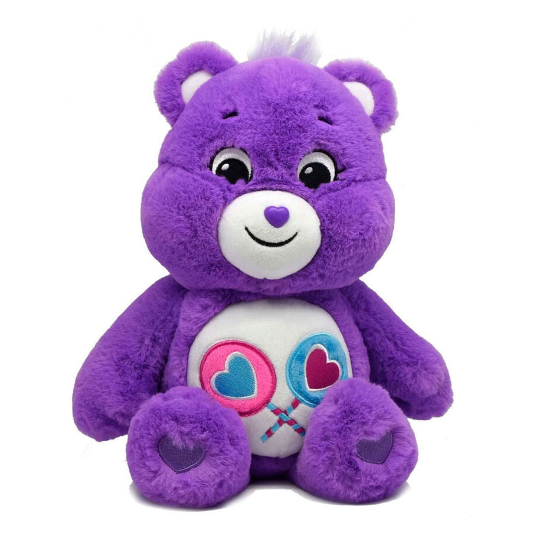 Care Bears Share Bear Plush Toy, 35cm, Purple