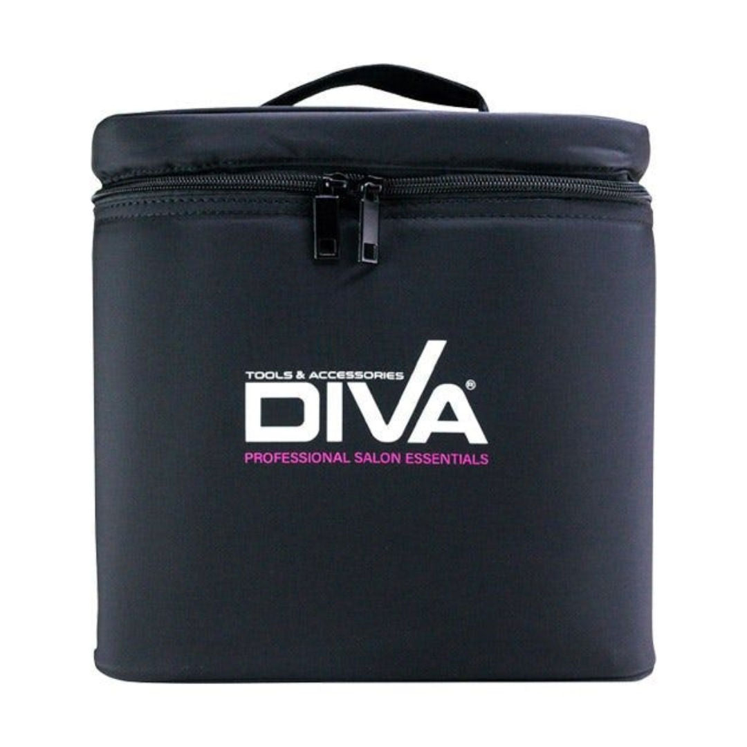 Diva Cosmetic Bag with Tray, Black, LYBT9602+9603