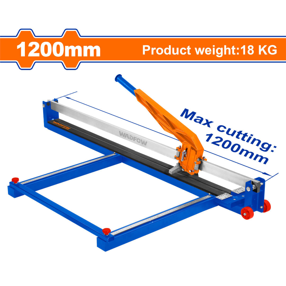 WADFOW Manual Tile Cutter, Heavy-Duty Steel Base, Precision Cutting